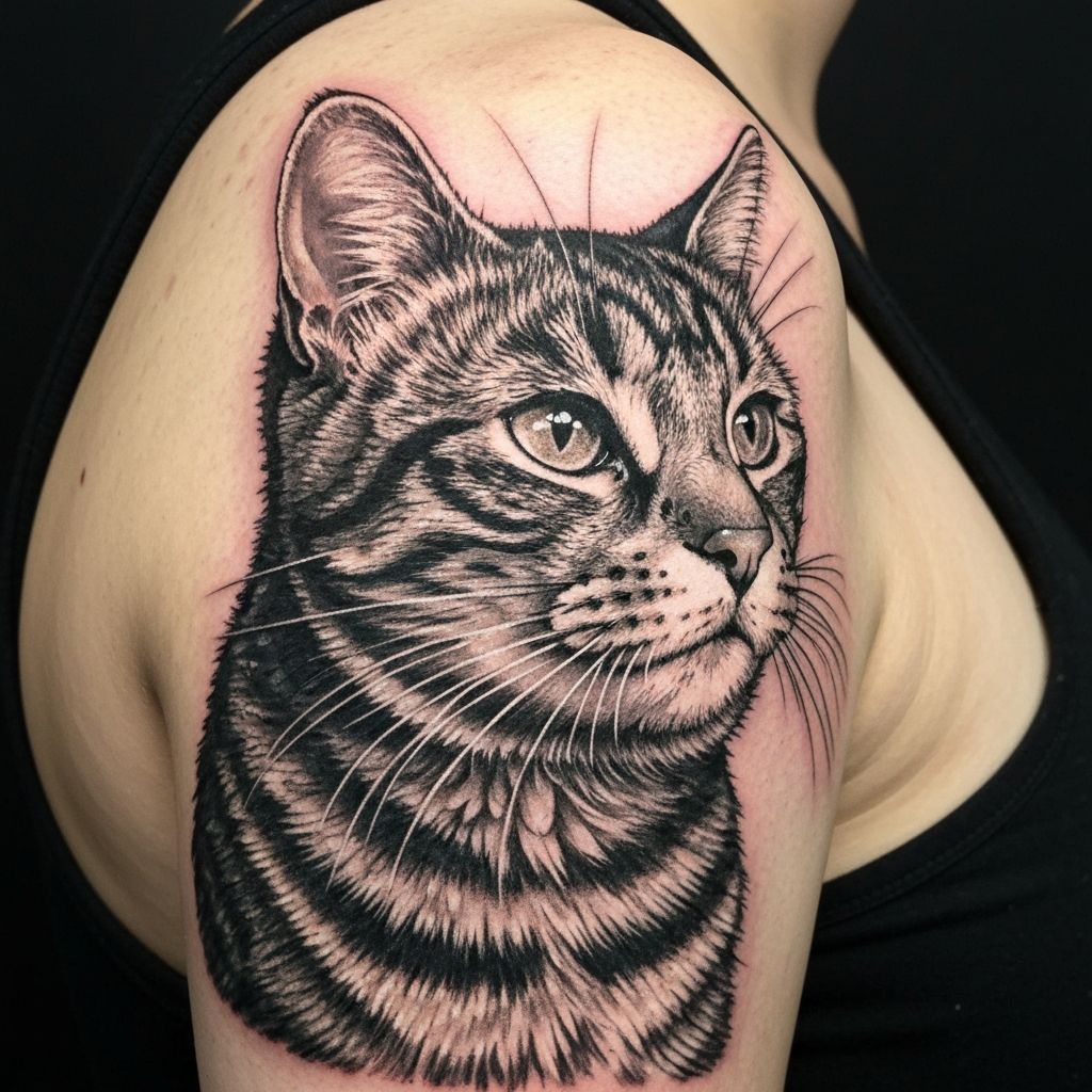 Cat Memorial tattoo
