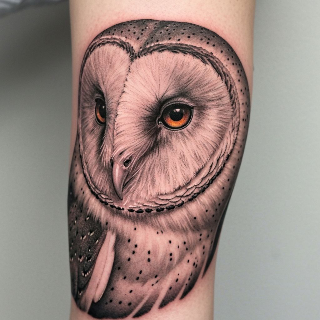 Owl Realism tattoo